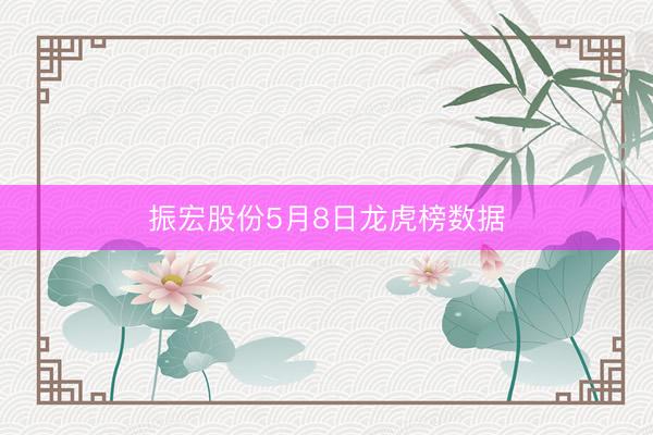 振宏股份5月8日龙虎榜数据