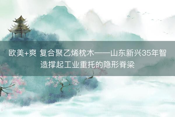 欧美+爽 复合聚乙烯枕木——山东新兴35年智造撑起工业重托的隐形脊梁