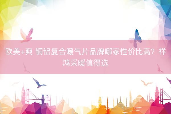 欧美+爽 铜铝复合暖气片品牌哪家性价比高？祥鸿采暖值得选