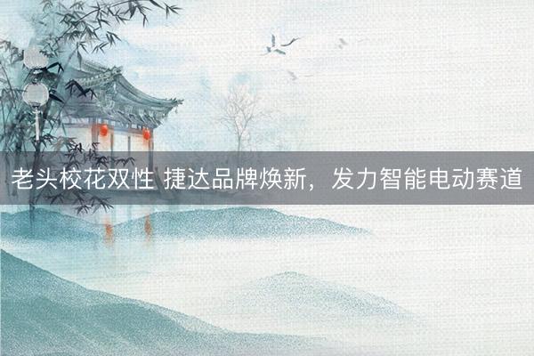 老头校花双性 捷达品牌焕新，发力智能电动赛道
