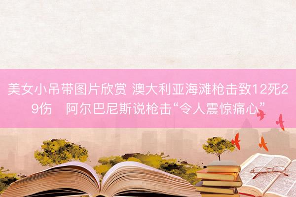 美女小吊带图片欣赏 澳大利亚海滩枪击致12死29伤　阿尔巴尼斯说枪击“令人震惊痛心”