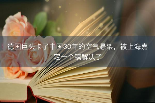 德国巨头卡了中国30年的空气悬架，被上海嘉定一个镇解决了