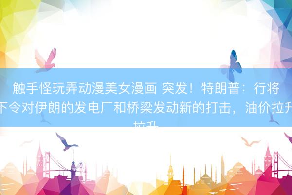 触手怪玩弄动漫美女漫画 突发！特朗普：行将下令对伊朗的发电厂和桥梁发动新的打击，油价拉升